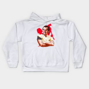 Jack Nicholson - An illustration by Paul Cemmick Kids Hoodie